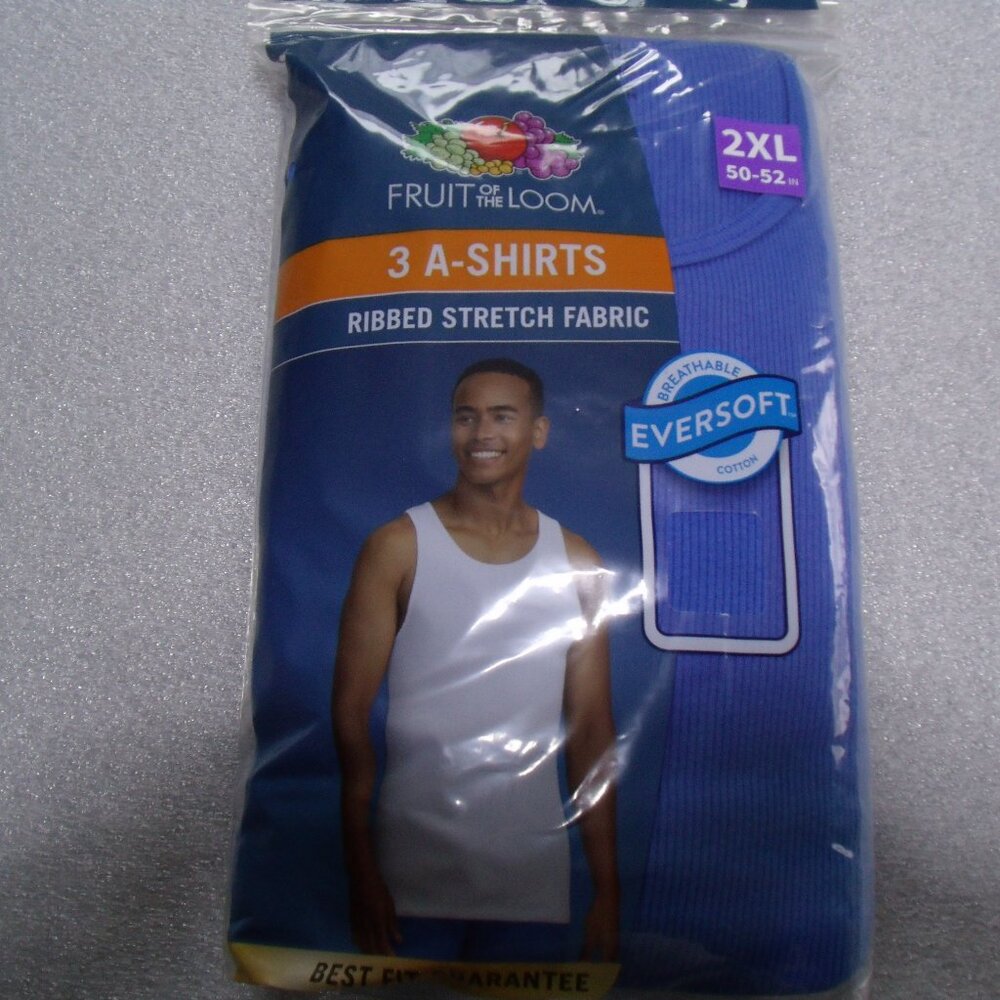 Fruit of the Loom 3 A- shirts,  2 xl  50-52 in